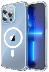 Husa pentru iPhone 13 Pro Max Techsuit MagSafe Pro Transparent 