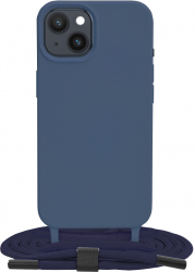 Husa pentru iPhone 14 Techsuit Crossbody Lanyard Blue 