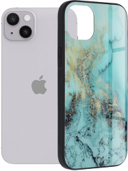 Husa pentru iPhone 14 Plus Techsuit Glaze Series Blue Ocean