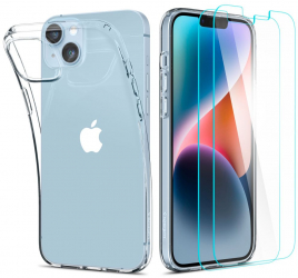 Husa de protectie compatibila cu iPhone 14 Plus PC Transparenta 