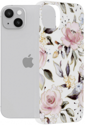 Husa de protectie compatibila cu iPhone 14 Plus PU Alb 