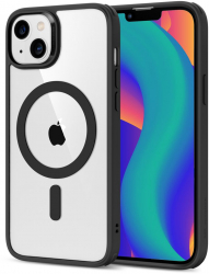 Husa de protectie compatibila cu iPhone 14 Plus PU Negru 