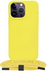 Husa pentru iPhone 14 Pro Max Techsuit Crossbody Lanyard Yellow 