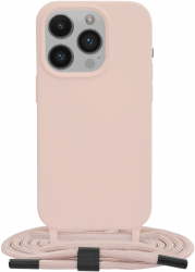 Husa pentru iPhone 14 Pro Techsuit Crossbody Lanyard Pink 
