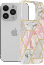 Husa de protectie compatibila cu iPhone 14 Pro PU Roz 