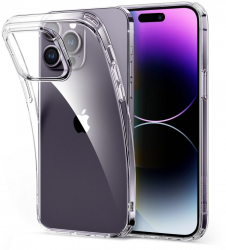 Husa de protectie compatibila cu iPhone 14 Pro PU Transparenta 