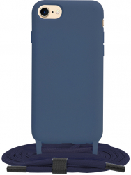 Husa pentru iPhone 7/8/SE 2 SE 2020/SE 3 SE 2022 Techsuit Crossbody Lanyard Blue 