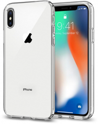 Husa pentru iPhone X/XS Spigen Liquid Crystal Clear 