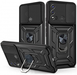 Husa de protectie compatibila cu Motorola Moto E20/E40/E30 PU Negru