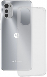 Husa de protectie compatibila cu Motorola Moto E32/E32s PU Transparenta