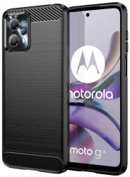 Husa de protectie compatibila cu Motorola Moto G53/G23/G13 PU Negru 