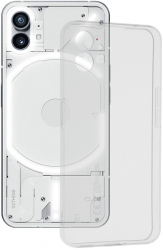 Husa de protectie compatibila cu Nothing Phone 1 PU Transparenta 