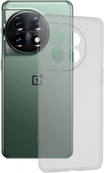 Husa de protectie pentru OnePlus 11 Techsuit Clear Silicone Transparent 