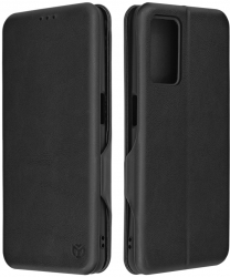 Husa Cu Grad Ridicat de Protectie pentru Oppo A16/A16s/A54s Techsuit Safe Wallet Plus Impact Safe Intense Darkness 