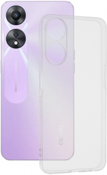 Husa Protectie pentru Oppo A58 5G/A78 5G UltraX Clear Silicone G1794 Termoplastic Transparenta 