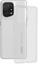 Husa de protectie compatibila cu Oppo Find X5 5G Clear Silicone Transparent 