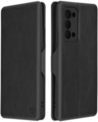 Husa Cu Grad Ridicat de Protectie pentru Oppo Reno6 Pro 5G Snapdragon Techsuit Safe Wallet Plus Ergonomic Intense Darkness 