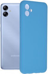 Husa pentru Samsung Galaxy A04e Silicon Denim Blue 