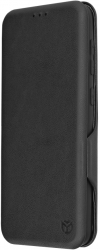 Husa de protectie compatibila cu Samsung Galaxy A50/A30s/A50s Piele ecologica Negru 