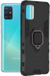 Husa pentru Samsung Galaxy A51 4G Techsuit Silicone Shield Black 