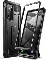 Husa de protectie compatibila cu Samsung Galaxy Note 20 Ultra 4G/5G Unicorn Beetle Pro cu folie inclusa policarbonat Negru