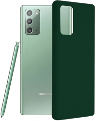 Husa pentru Samsung Galaxy Note 20/Note 20 5G Silicon Dark Green 
