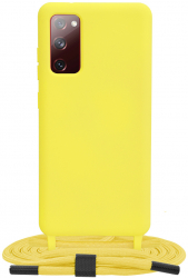 Husa pentru Samsung Galaxy S20 FE Techsuit Crossbody Lanyard Yellow 