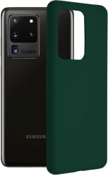 Husa Protectie pentru Samsung Galaxy S20 Ultra 4G/S20 Ultra 5G Elite Armor Soft Edge Silicon Flexe O5216 Silicon Flex Dark Verde 