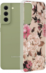 Husa Protectie pentru Samsung Galaxy S21 FE 5G Grip Pro Marble Series G3169 Termoplastic Mary Berry Nude 
