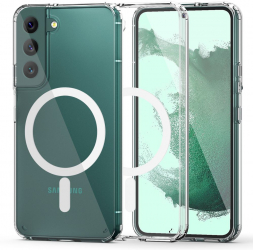 Husa de protectie compatibila cu Samsung Galaxy S22 5G PC Transparenta 