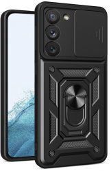 Husa de protectie pentru Samsung Galaxy S22 5G Techsuit CamShield Series Black 