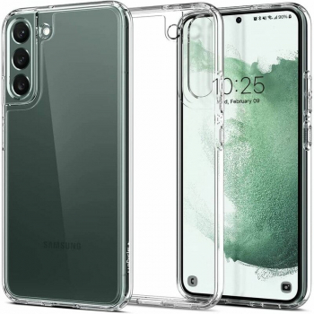 Husa de protectie compatibila cu Samsung Galaxy S22 Ultra Hybrid silicon Transparent