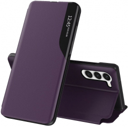 Husa de protectie compatibila cu Samsung Galaxy S23 Plus Piele ecologica Mov 