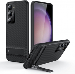 Husa de protectie compatibila cu Samsung Galaxy S23 Plus Soft Silicon Negru 