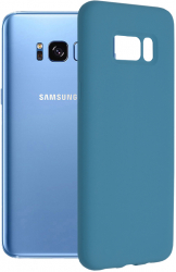 Husa pentru Samsung Galaxy S8 Plus Techsuit Soft Edge Silicone Denim Blue