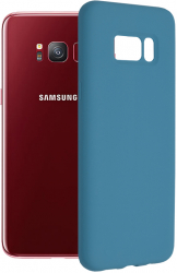 Husa pentru Samsung Galaxy S8 Techsuit Soft Edge Silicone Denim Blue