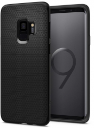 Husa de protectie compatibila cu Samsung Galaxy S9 Liquid Air silicon Negru 
