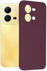 Husa pentru Vivo X80 Lite Techsuit Soft Edge Silicone Plum Violet 