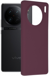 Husa de protectie compatibila cu Vivo X90 Pro Soft Silicon Violet 