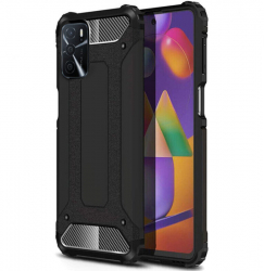 Husa de protectie compatibila cu Xiaomi Redmi 13C 4G/Poco C65 Hybrid Armor margini intarite TPU Negru 