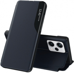 Husa de protectie compatibila cu Xiaomi Redmi Note 12 Pro/Poco X5 Pro Piele ecologica Albastru 
