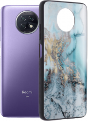 Husa pentru Xiaomi Redmi Note 9T 5G Techsuit Glaze Series Blue Ocean 
