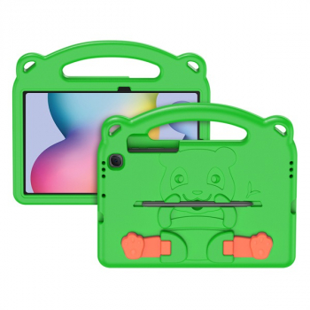 Husa de protectie din spuma pentru Apple iPad Pro 2018-2021 11 si Apple iPad Air 2020-2020 model ursulet cu suport pentru Pen Verde 