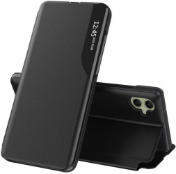 Husa de protectie flip cover compatibila cu Samsung Galaxy A05 eFold piele ecologica Negru 