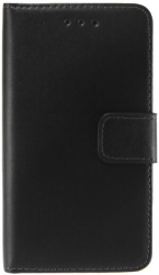 Husa de protectie flip cover compatibila cu Samsung Galaxy J1 Slim Book Case piele ecologica Negru