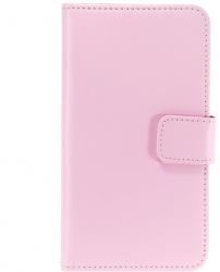 Husa de protectie flip cover compatibila cu Samsung Galaxy S5 Slim Leather Case piele ecologica cu sistem inchidere Roz 