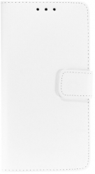 Husa de protectie flip cover compatibila cu Samsung Galaxy S6 Edge Plus Slim Book Case piele ecologica Alb 