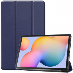 Husa de protectie flip cover compatibila cu Samsung Galaxy Tab S6 Lite 20.4 2020/2022 FoldPro piele ecologica Albastru 
