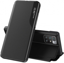 Husa de protectie flip cover compatibila cu Xiaomi Redmi 10 2021/2022 eFold piele Negru