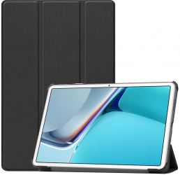 Husa de protectie flip cover pentru tableta compatibila cu Huawei Matepad 11 2021 FoldPro tip stand piele ecologica Negru 